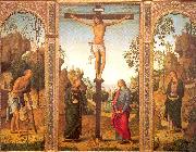 PERUGINO, Pietro The Crucifixion with the Virgin and Saints china oil painting reproduction